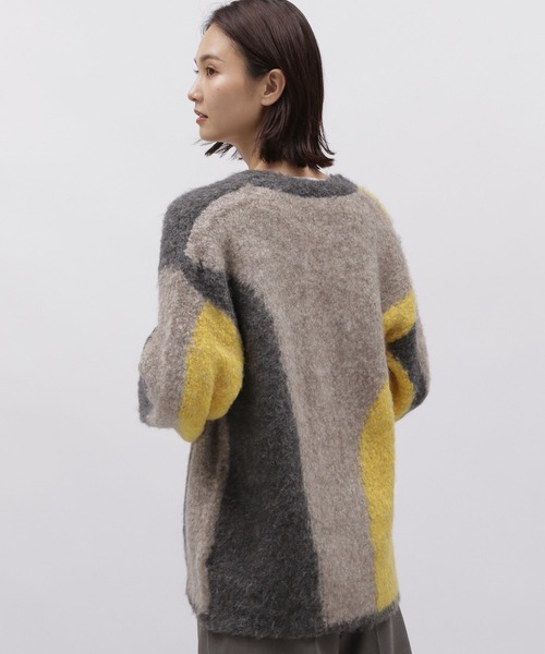 LAKOLE（ラコレ）の「インターシャニットカーディガン / 981606（カーディガン/ボレロ・レディース・イエロー/ブルー・SMALL/MEDIUM）」の10枚目の写真