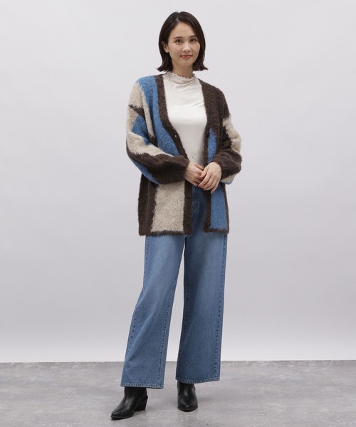 LAKOLE（ラコレ）の「インターシャニットカーディガン / 981606（カーディガン/ボレロ・レディース・イエロー/ブルー・SMALL/MEDIUM）」の12枚目の写真