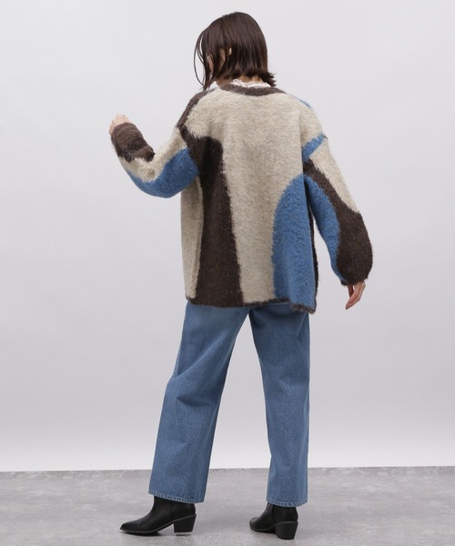 LAKOLE（ラコレ）の「インターシャニットカーディガン / 981606（カーディガン/ボレロ・レディース・イエロー/ブルー・SMALL/MEDIUM）」の14枚目の写真