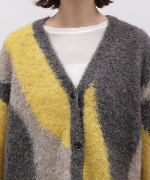 LAKOLE（ラコレ）の「インターシャニットカーディガン / 981606（カーディガン/ボレロ・レディース・イエロー/ブルー・SMALL/MEDIUM）」の21枚目の写真