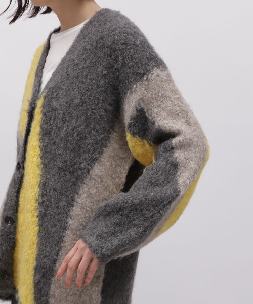 LAKOLE（ラコレ）の「インターシャニットカーディガン / 981606（カーディガン/ボレロ・レディース・イエロー/ブルー・SMALL/MEDIUM）」の22枚目の写真