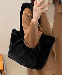 フェイクファートートバッグ