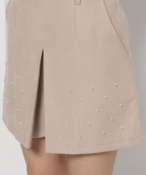 mysty woman（ミスティウーマン）の「パール付きショートパンツ 988047（その他パンツ・レディース・ブラウン/ブラック/ライトベージュ・FREE）」の16枚目の写真