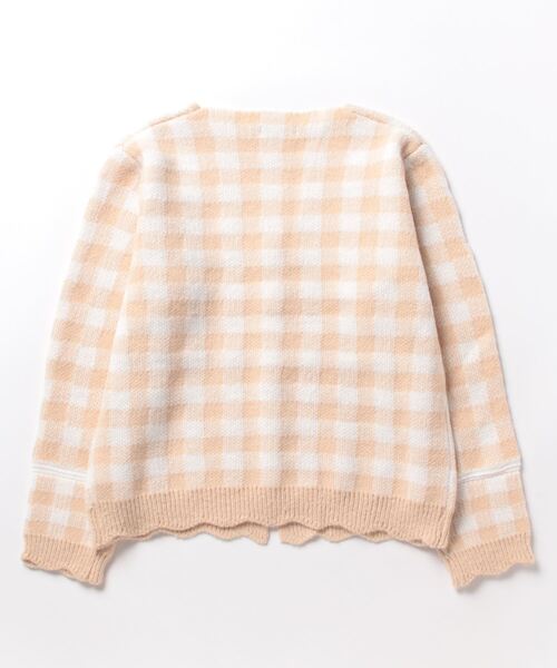 titty＆Co. PETIT（ティティアンドコープティ）の「【titty&Co.PETIT 】チェック柄ニットカーディガン（カーディガン/ボレロ・レディース・ブラック/ホワイト・FREE）」の10枚目の写真