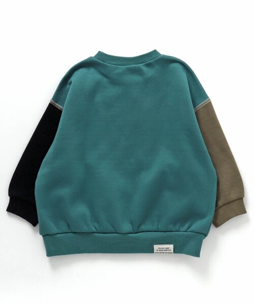 BREEZE（ブリーズ）の「【裏起毛・ユニセックス】あったかスタンダードトレーナー（スウェット・キッズ・ネイビー/レッド/グリーン/ブラウン/ライトグレー・100/140/110/150/120/130/90/80）」の8枚目の写真