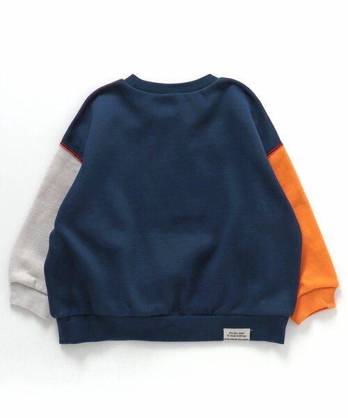 BREEZE（ブリーズ）の「【裏起毛・ユニセックス】あったかスタンダードトレーナー（スウェット・キッズ・ネイビー/レッド/グリーン/ブラウン/ライトグレー・100/140/110/150/120/130/90/80）」の10枚目の写真