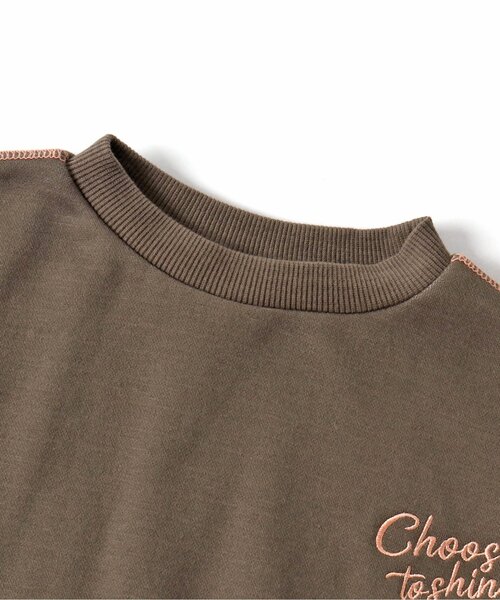 BREEZE（ブリーズ）の「【裏起毛・ユニセックス】あったかスタンダードトレーナー（スウェット・キッズ・ネイビー/レッド/グリーン/ブラウン/ライトグレー・100/140/110/150/120/130/90/80）」の12枚目の写真