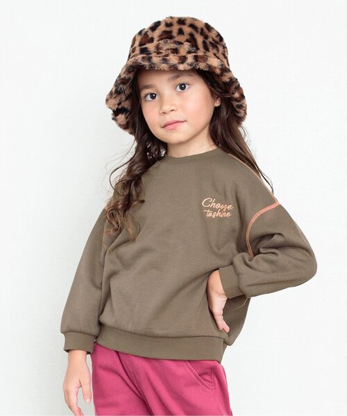 BREEZE（ブリーズ）の「【裏起毛・ユニセックス】あったかスタンダードトレーナー（スウェット・キッズ・ネイビー/レッド/グリーン/ブラウン/ライトグレー・100/140/110/150/120/130/90/80）」の7枚目の写真