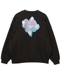 MILKFED. | GLITTER LOGO SWEAT TOP(スウェット)