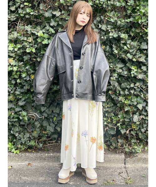 MURUA(ムルーア)の「リブソックスブーツ(ブーツ・レディース・アイボリー/ブラック・22.5/23.5/24.5)」の21枚目の写真