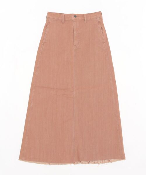 CIMARRON(シマロン)の「★CIMARRON JEANS★ LONG SKIRT(スカート・レディース・グリーン/オレンジ・26/25)」の4枚目の写真
