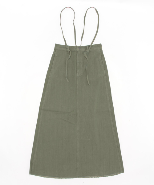 CIMARRON(シマロン)の「★CIMARRON JEANS★ LONG SKIRT(スカート・レディース・グリーン/オレンジ・26/25)」の6枚目の写真