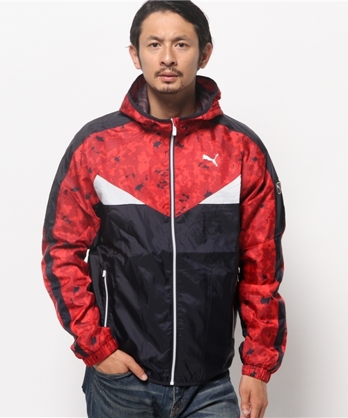 PUMA（プーマ）の「ウーブンジャケット（その他アウター・メンズ・ブラック/ネイビー/レッド・SMALL/LARGE/MEDIUM/XX-LARGE/X-LARGE）」の3枚目の写真