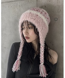 モヘアニット」に該当するニットキャップ/ビーニーファッション通販