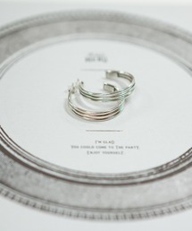 PHILIPPE AUDIBERT | PHILIPPE AUDIBERT/フィリップオーディベール/Creoles 3 Fils Argente(ピアス（片耳用）)