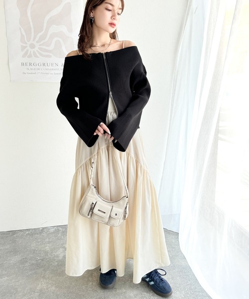 セール】品の良いハリ感が大人カワイイ。ハイウエストボリューム