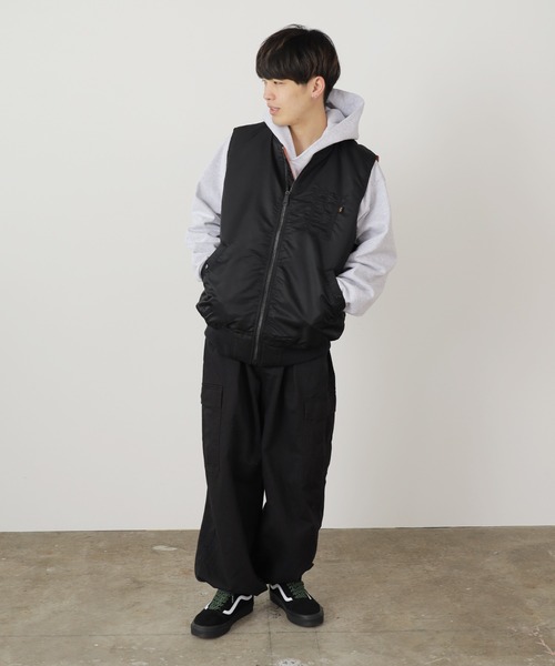 ALPHA INDUSTRIES/アルファインダストリーズ MA-1 DOWN VEST MA-1