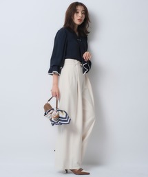 JUSGLITTY（ジャスグリッティー）の「ベルト付ワイドパンツ