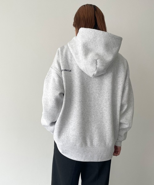 CANAL JEAN（キャナルジーン）の「1975 TOKYO　SLOW起毛パーカー（パーカー・レディース・アッシュ/ネイビー・X-LARGE/LARGE）」の6枚目の写真