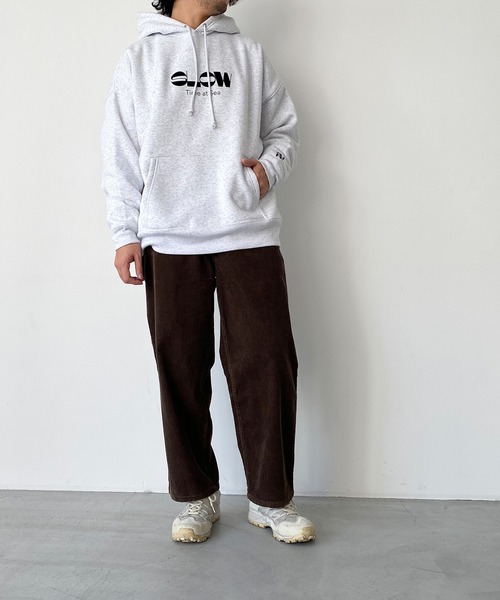 CANAL JEAN（キャナルジーン）の「1975 TOKYO　SLOW起毛パーカー（パーカー・レディース・アッシュ/ネイビー・X-LARGE/LARGE）」の14枚目の写真