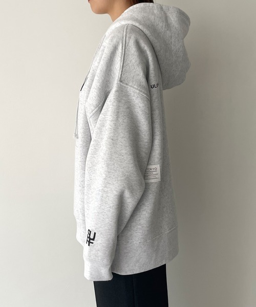 CANAL JEAN（キャナルジーン）の「1975 TOKYO　SLOW起毛パーカー（パーカー・レディース・アッシュ/ネイビー・X-LARGE/LARGE）」の17枚目の写真