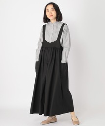 studio CLIP | ウォームギャザーサロペ(サロペット/オーバーオール)