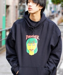 セール】SUCKA FREE by NECKFACE HOODED SWEAT PARKA/スラッシャープル