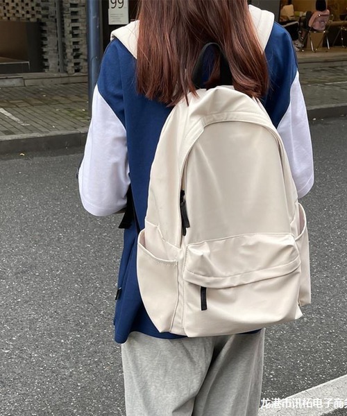 SHEPP(シープ)の「サイドポケット ナイロンバックパック/リュック(バックパック/リュック・レディース・ブラック/アイボリー/バーガンディー・FREE)」の13枚目の写真