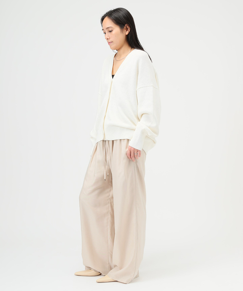 AP STUDIO(エーピーストゥディオ)の「リヨセルオックスイージーパンツ(その他パンツ・レディース・ベージュ/サックスブルー・36/38)」の9枚目の写真