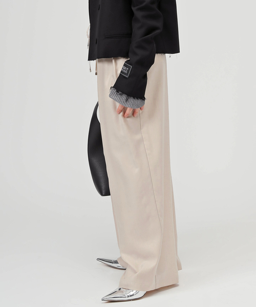 AP STUDIO(エーピーストゥディオ)の「リヨセルオックスイージーパンツ(その他パンツ・レディース・ベージュ/サックスブルー・36/38)」の12枚目の写真