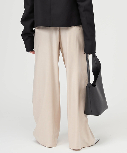 AP STUDIO(エーピーストゥディオ)の「リヨセルオックスイージーパンツ(その他パンツ・レディース・ベージュ/サックスブルー・36/38)」の13枚目の写真