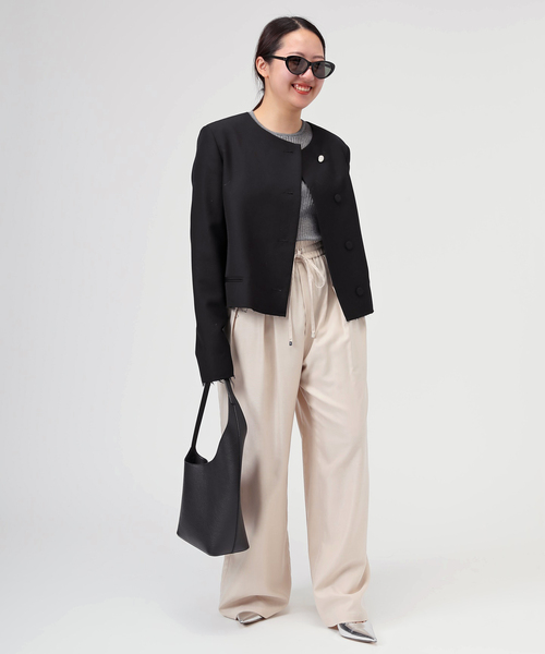 AP STUDIO(エーピーストゥディオ)の「リヨセルオックスイージーパンツ(その他パンツ・レディース・ベージュ/サックスブルー・36/38)」の14枚目の写真