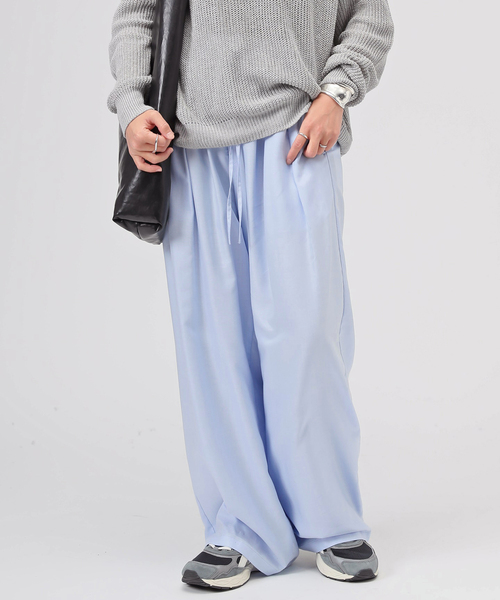 AP STUDIO(エーピーストゥディオ)の「リヨセルオックスイージーパンツ(その他パンツ・レディース・ベージュ/サックスブルー・36/38)」の19枚目の写真