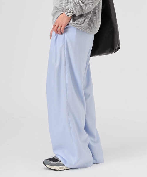 AP STUDIO(エーピーストゥディオ)の「リヨセルオックスイージーパンツ(その他パンツ・レディース・ベージュ/サックスブルー・36/38)」の20枚目の写真