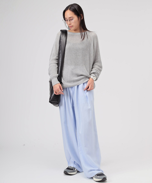 AP STUDIO(エーピーストゥディオ)の「リヨセルオックスイージーパンツ(その他パンツ・レディース・ベージュ/サックスブルー・36/38)」の22枚目の写真