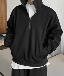 NOWLE（ノウル）の「【NOWLE】ポリエステル ハーフジップ スウェット（スウェット・メンズ）」