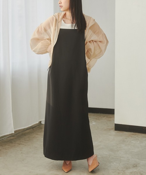 hunch（ハンチ）の「【WEB限定/別注】シアー バルーンスリーブ パーカー（シャツ/ブラウス・レディース・グリーン/ベージュ/ホワイト/ブラック・FREE）」の6枚目の写真