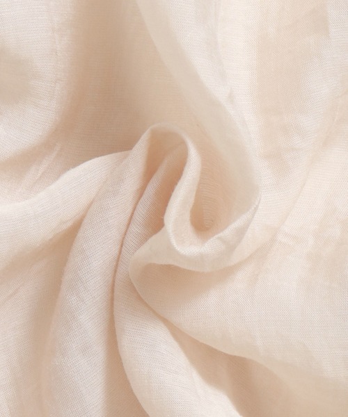 hunch（ハンチ）の「【WEB限定/別注】シアー バルーンスリーブ パーカー（シャツ/ブラウス・レディース・グリーン/ベージュ/ホワイト/ブラック・FREE）」の8枚目の写真