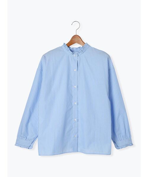 Lugnoncure(ルノンキュール)の「【イージーケア】柄アソートフリルブラウス(シャツ/ブラウス・レディース・ブルー/オフホワイト/ブラック・F)」の15枚目の写真