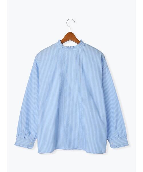 Lugnoncure(ルノンキュール)の「【イージーケア】柄アソートフリルブラウス(シャツ/ブラウス・レディース・ブルー/オフホワイト/ブラック・F)」の16枚目の写真