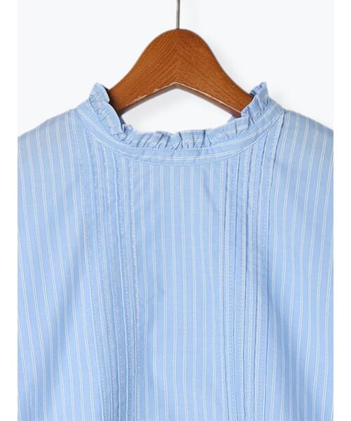 Lugnoncure(ルノンキュール)の「【イージーケア】柄アソートフリルブラウス(シャツ/ブラウス・レディース・ブルー/オフホワイト/ブラック・F)」の20枚目の写真