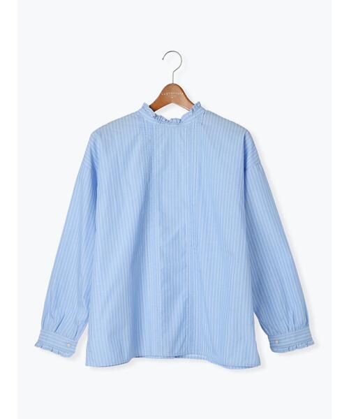 Lugnoncure(ルノンキュール)の「【イージーケア】柄アソートフリルブラウス(シャツ/ブラウス・レディース・ブルー/オフホワイト/ブラック・F)」の22枚目の写真