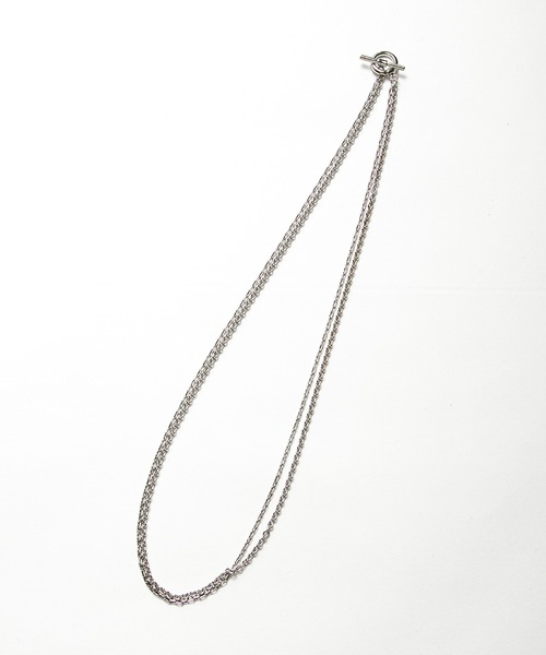 FACTOTUM（ファクトタム）の「【FACTOTUM】ダブルチェーンネックレス（ネックレス・メンズ・ゴールド/シルバー・FREE）」の2枚目の写真