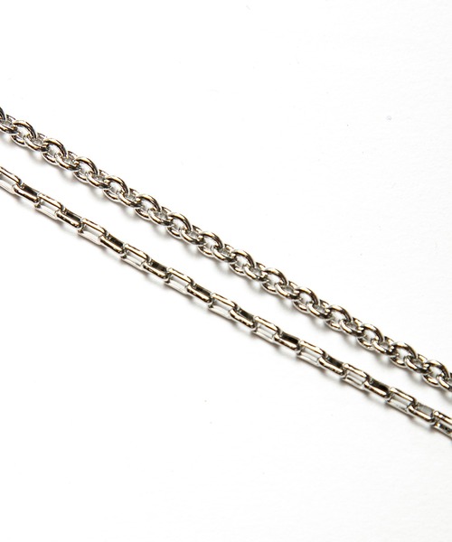 FACTOTUM（ファクトタム）の「【FACTOTUM】ダブルチェーンネックレス（ネックレス・メンズ・ゴールド/シルバー・FREE）」の7枚目の写真