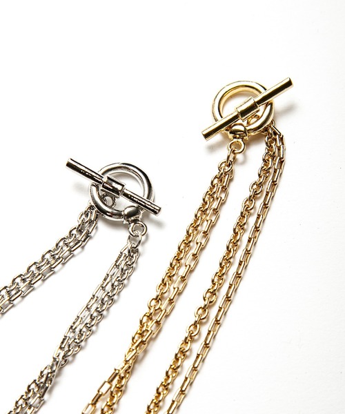 FACTOTUM（ファクトタム）の「【FACTOTUM】ダブルチェーンネックレス（ネックレス・メンズ・ゴールド/シルバー・FREE）」の10枚目の写真