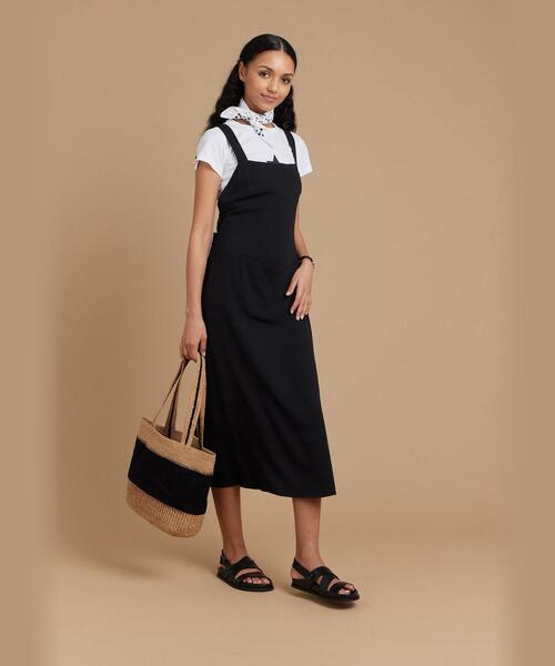 agnes b.(アニエスベー)の「US38 ROBE ワンピース(ワンピース・レディース・ブラック・1/2)」の5枚目の写真