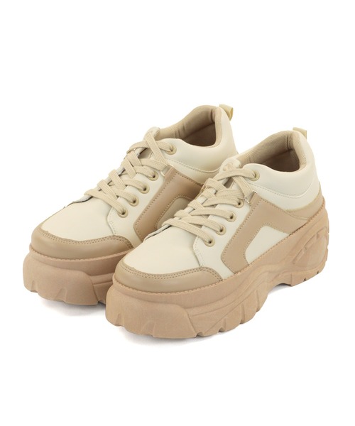 靴 NeNe Fusione×nene】2way厚底スニーカー（ZOZOTOWN限定アイテム