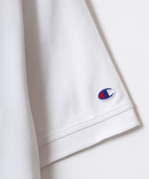 Champion(チャンピオン)の「Champion/チャンピオン カノコ ロゴワッペン ワンポイント刺繍 半袖ポロシャツ/レディース メンズ(ポロシャツ・メンズ・ネイビー/ホワイト/ブラック/グレー・M/L/XL)」の17枚目の写真