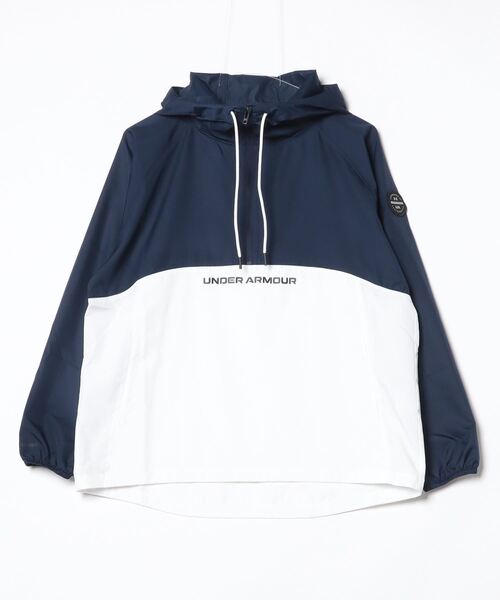 UNDER ARMOUR（アンダーアーマー）の「アンダーアーマー  UAウーブン アノラック（その他アウター・レディース・グリーン/ネイビー・S/M/L/XL）」の2枚目の写真