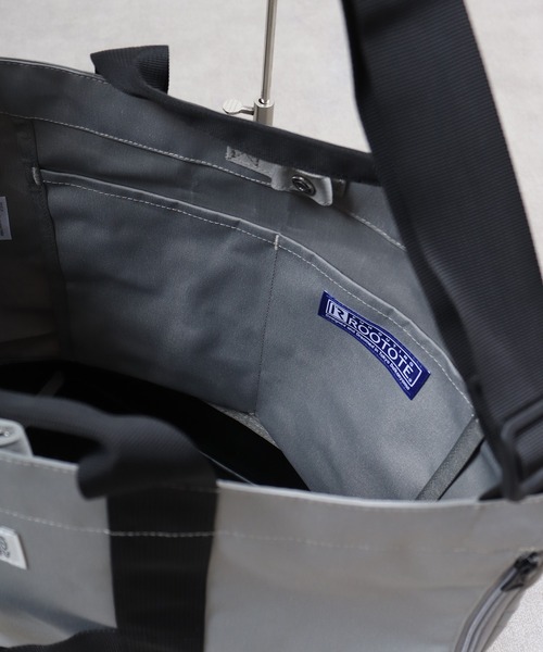 ROOTOTE（ルートート）の「ROOTOTE グランデ2wayショルダートート（トートバッグ・メンズ・イエロー系/ブラック/グレー/ネイビー系/ダークベージュ/オレンジ系・FREE）」の12枚目の写真